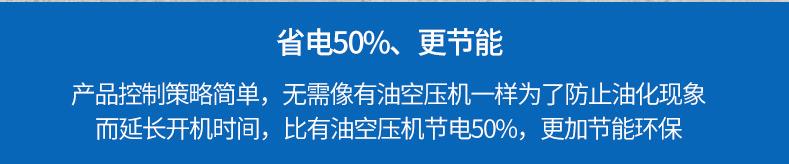 交流異步超靜音無油渦旋空壓機