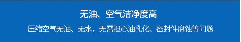 永磁同步超靜音無油渦旋空壓機